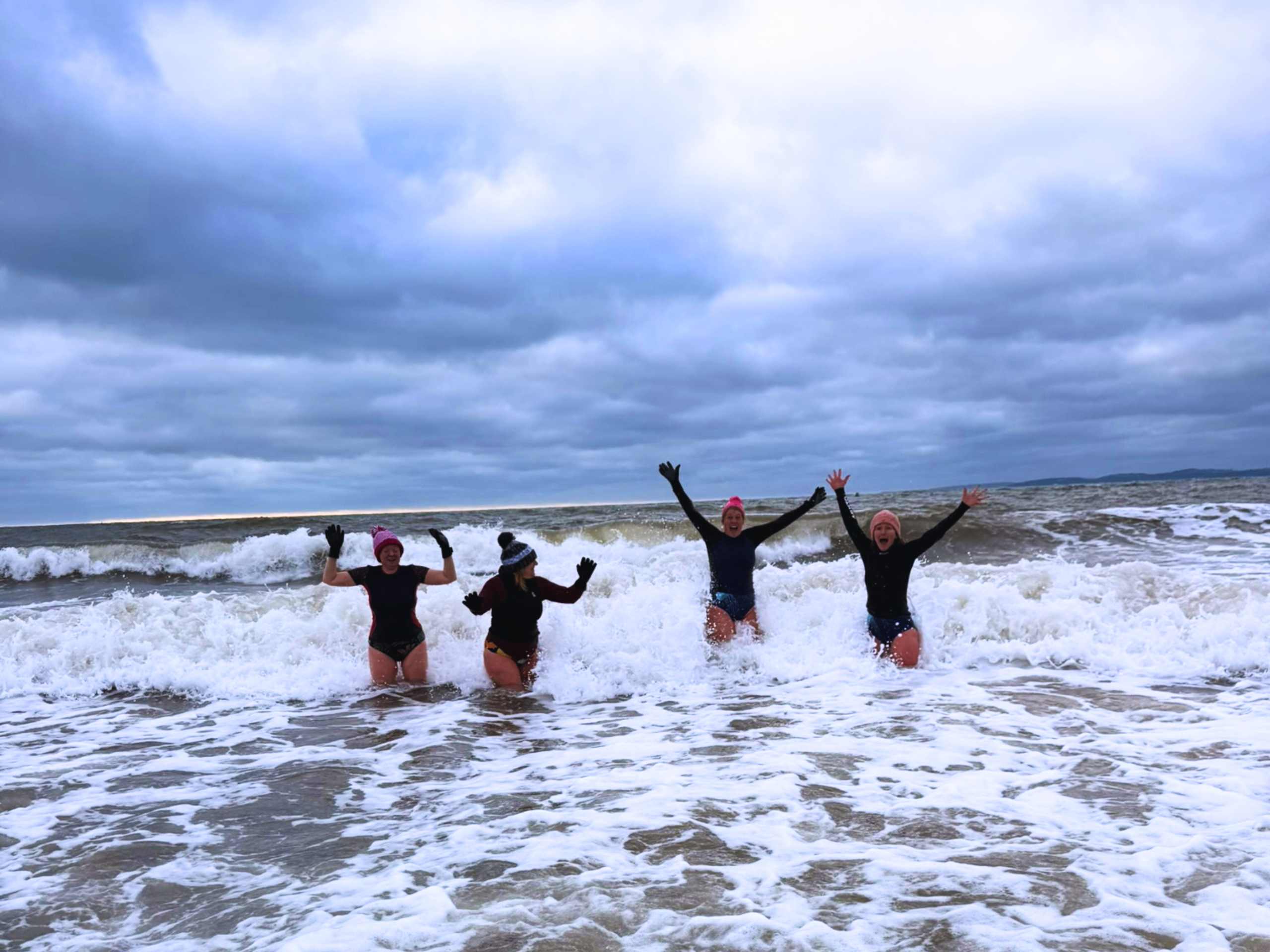 sea swim devon cold water dipping