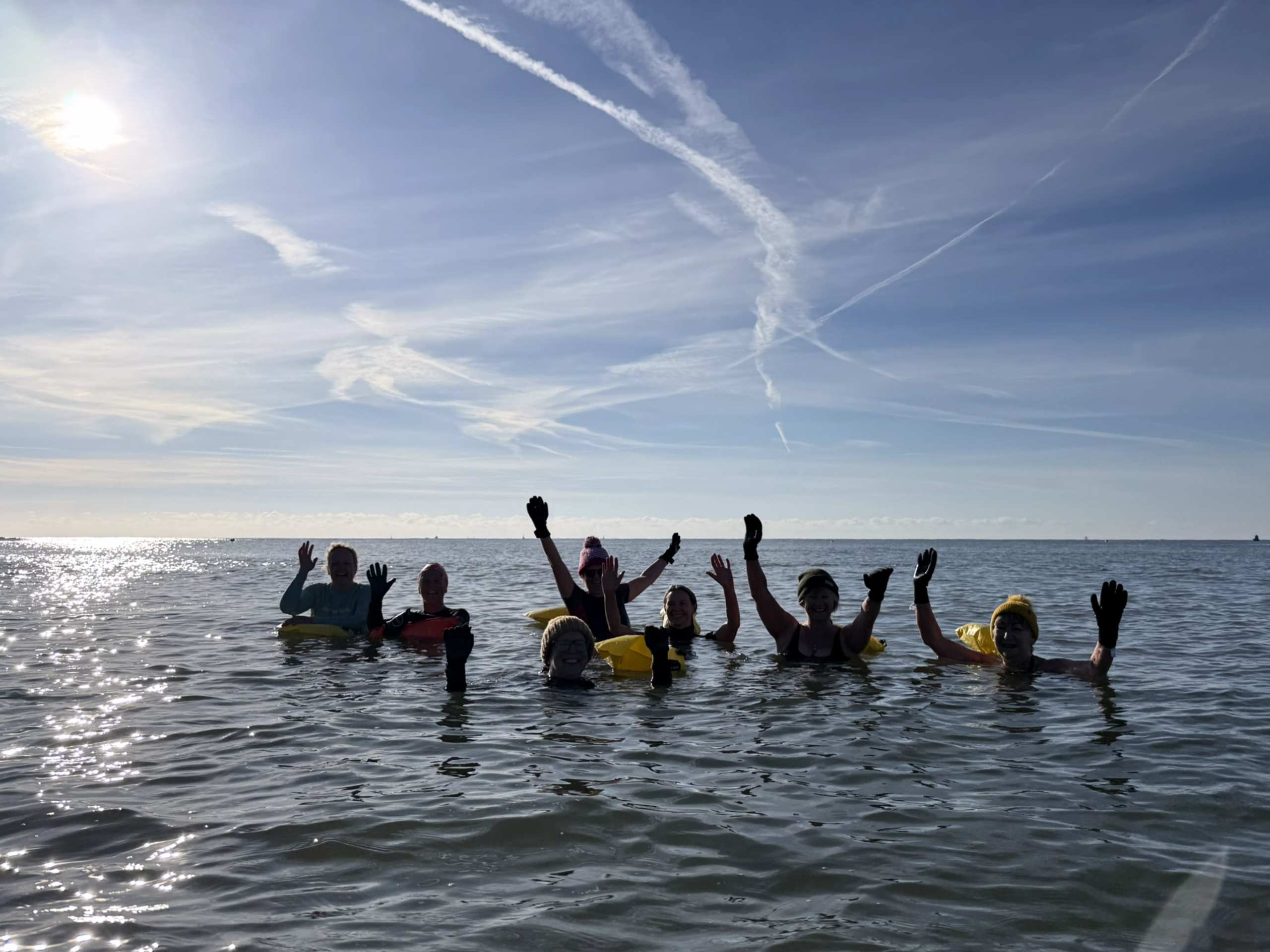 sea swim devon cold water swim